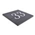 House Number - Ridged Slate 200mm x 200mm