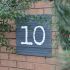 House Number - Ridged Slate 400mm x 400mm