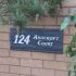 Ridged Slate House Address Sign - 50 x 20cm