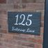 Ridged Slate House Sign 500 x 300mm - 2 lines of text