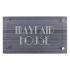 Ridged Slate House Sign with Acrylic Front Panel 50 x 30cm - 2 Lines of Text