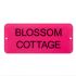 Acrylic House Sign - Rectangle - 27.5 x 12.5cm 