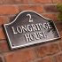 Aluminium Bridge House Sign - 44.5 x 25cm