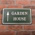 Aluminium Rectangle House Sign - 44.5 x 25cm