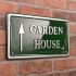 Aluminium Rectangle House Sign - 44.5 x 25cm