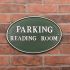 Aluminium Oval House Sign - 40.5 x 28cm