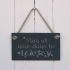 Irish slate hanging sign 