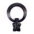 Black iron ring door knocker