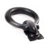 Black iron ring door knocker