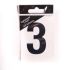 6.5cm Black Self Adhesive Vinyl Numbers 0 - 9