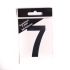 6.5cm Black Self Adhesive Vinyl Numbers 0 - 9