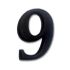 6cm Black Iron Door Numbers 0 - 9