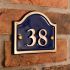 Bridge Brass House Number - 14 x 11.5cm