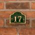 Bridge Brass House Number - 14 x 11.5cm