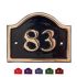 Bridge Brass House Number - 14 x 11.5cm