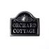 Polished Aluminium Bridge House Sign - 19 x 17cm 