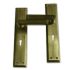 Antique brass lever door handles