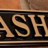 Brass Rectangle House Sign - 30.5 x 6.5cm