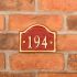 Bridge Brass House Number - 14 x 11.5cm