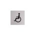 Disabled Symbol Metal Effect PVC Sign