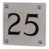 2 Digit Limestone House Number - 15 x 15cm