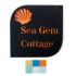 Seashell Motif Coastal Acrylic House Sign