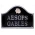 Aluminium Bridge House Sign - 50 x 35cm