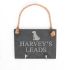 Personalised Slate Lead Holder - chrome hooks