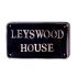 Aluminium Rectangle House Sign - 44.5 x 25cm