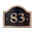 Bridge Brass House Number - 14 x 11.5cm