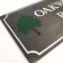 Smooth Slate House Sign - 60 x 30cm