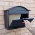 Black Personalised Letterbox - Dublin