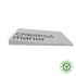 EcoStone Environmentally Friendly House Sign - 350 x 225mm large left hand wedge with 2 lines of text - UWNP3L