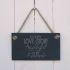 Slate hanging sign -