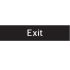 Exit Door Sign - PVC 