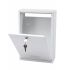 Forth rear access/rear retrieval internal postbox in white