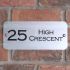 Acrylic House Sign - Rectangle - 27.5 x 12.5cm 