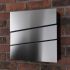 Stainless Steel Personalised Letterbox - The Statement 