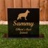 Granite Pet Headstone on plinth - large