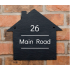 Rustic Slate House Sign - 27 x 30cm