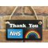 support the NHS slate hanging sign 10% to charity