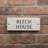 Limestone House Sign - 25.5 x 10cm 