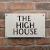 Limestone House Sign - 35.5 x 20cm 