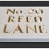 3 Line Limestone House Sign - 30.5 x 20cm