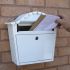 White Personalised Letterbox - London