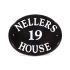 Black Oval Aluminium House Sign - 33 x 25cm 