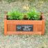 Pet Memorial Trough Planter Memorial with personalised slate plaque