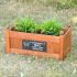 Pet Memorial Trough Planter Memorial with personalised slate plaque