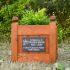 Memorial Planter Memorial (small) with personalised slate plaque