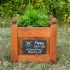 Pet Memorial Planter Memorial (small) with personalised slate plaque